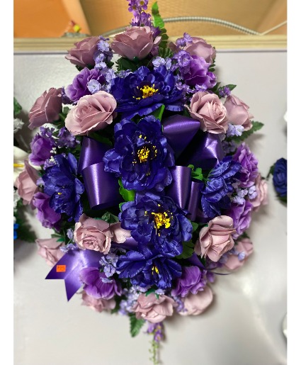 Purple and Lavender Spray Artificial Design