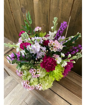 Purple and Pink Arrangement