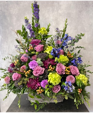 Purple and Traditional 