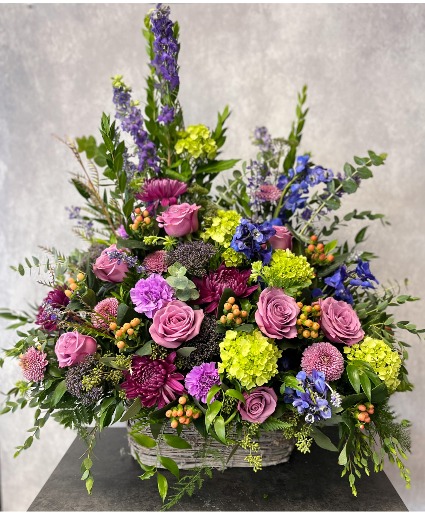 Purple and Traditional 