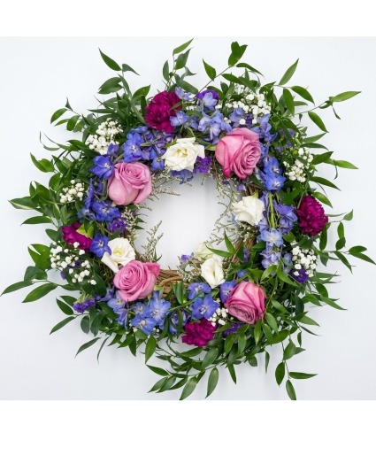 Purple & Blue Paddle Out Wreath Paddle/ Swim Out Wreath