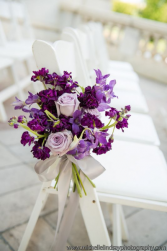 Purple Chair decoration 