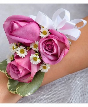 Purple corsage  