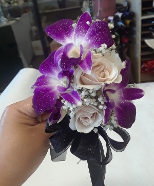 Purple Corsage