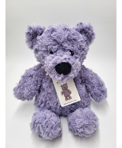 Purple Curly Bear Warmies