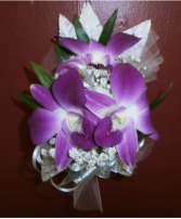 PURPLE DENDROBIUM ORCHID CORSAGE CORSAGE