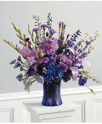 Purple Divine Vase Sympathy