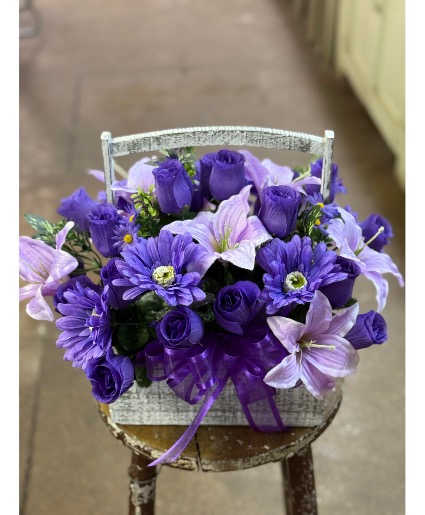Purple Dream Silk Arrangement