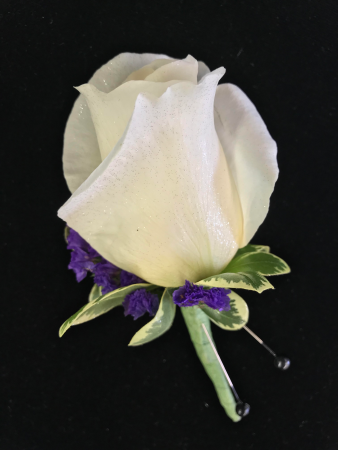 Purple Eclipse Prom Boutonniere