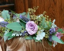 Purple Floral Crown Floral Crown