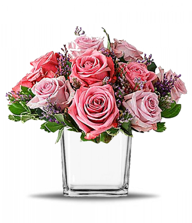 Purple Fragrance Cube Vase