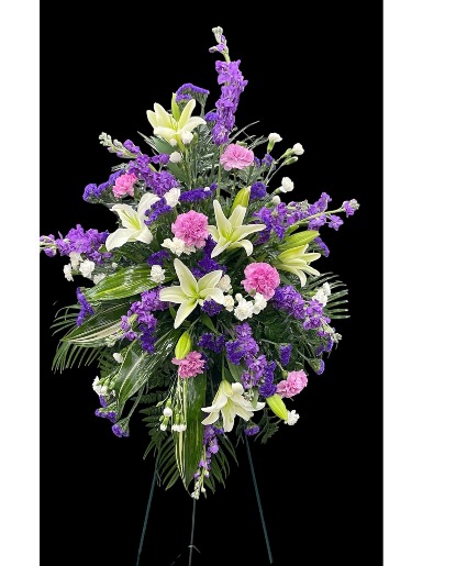 Purple Grace Standing Spray
