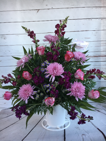 Purple & Lavender Sympathy Basket  
