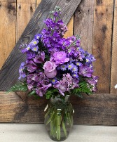 Purple Majesty Flower Arrangement