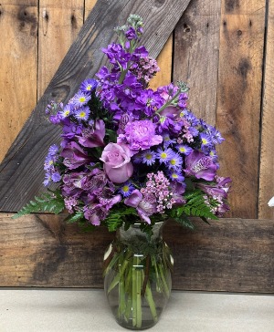 Purple Majesty Flower Arrangement