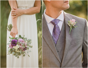Purple Paradise Wedding Flowers