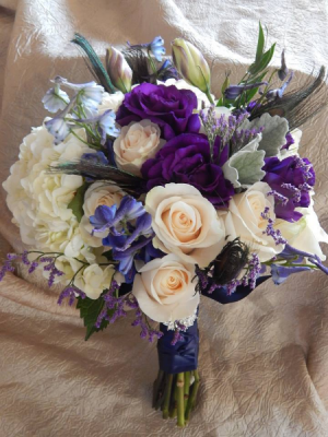 Purple Passion Bridal Bouquet