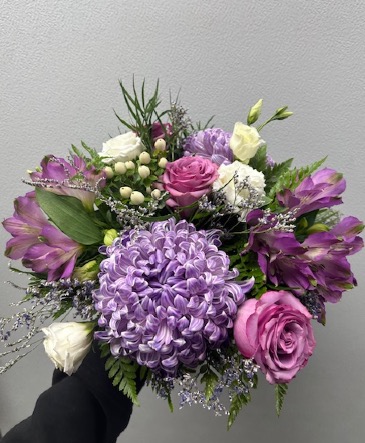 Purple Passion Bouquet- no vase provided in Etobicoke, ON | THE POTTY PLANTER FLORIST