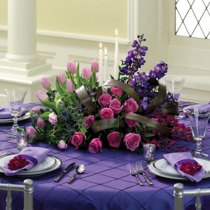 Purple Passion Centerpiece Centerpiece