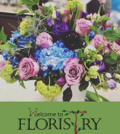 Purple Passion Floral Arrangment