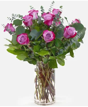 Purple Passion Roses Dozen Roses