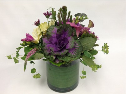 Purple passion Table arrangement 