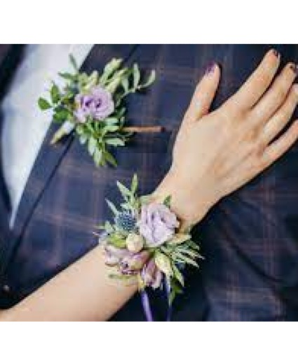 Purple Passion Wrist Corsage 