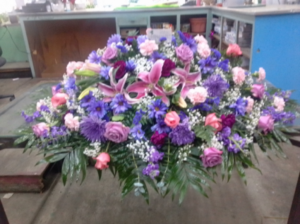 Purple  pink casket P _133