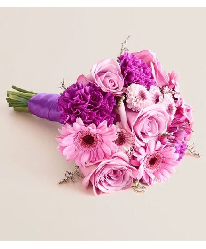 Purple/ Pink Hand Held Prom / Homecoming