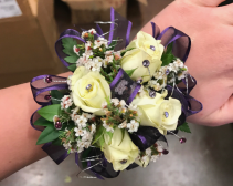 Purple Pizzazz  Prom Corsage