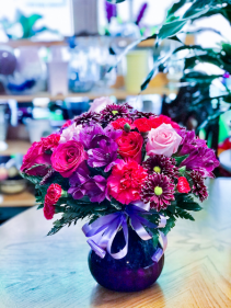 Purple Plum Floral Arrangement