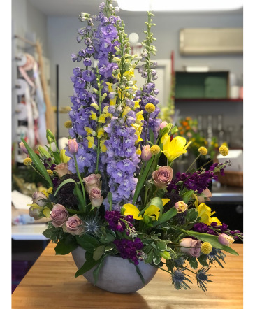 Purple Prevails Floral Arrangement in Darien, CT | DARIEN FLOWERS
