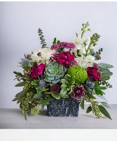 Purple Rain Container Arrangement