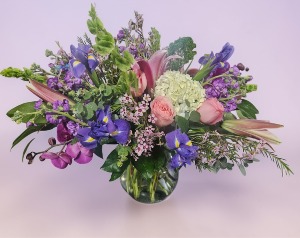 Purple Rain Vase Arrangement
