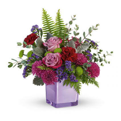 Purple Serenity Fresh Arrangement
