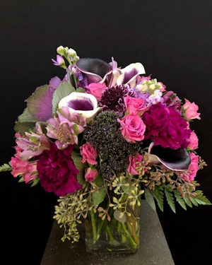 Purple skies Vase