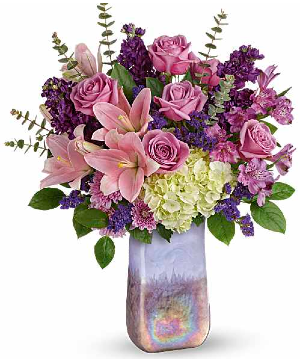 Purple Swirls Bouquet 