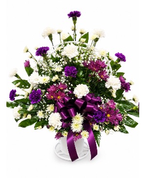 Purple Whisper Sympathy Flowers