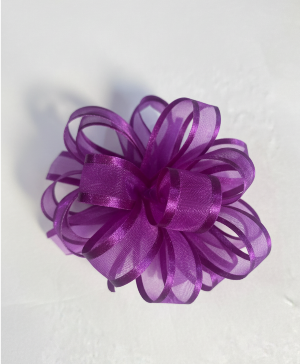 Purple Wrist Corsage 