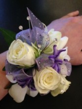purple haze  wrist corsage