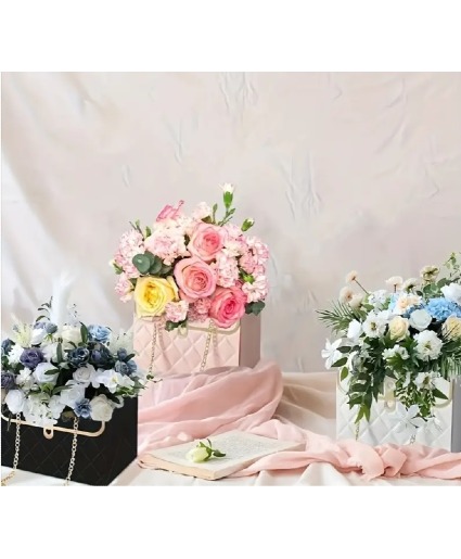 Purse Flower Arrangement 