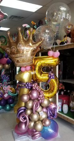 Quince Anos Chrome Balloon Bouquet 48 HOUR NOTICE FOR THIS BALLOON BOUQUET