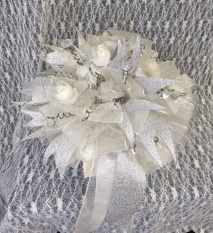Quinceanera - Bouquet Ivory & Silver 
