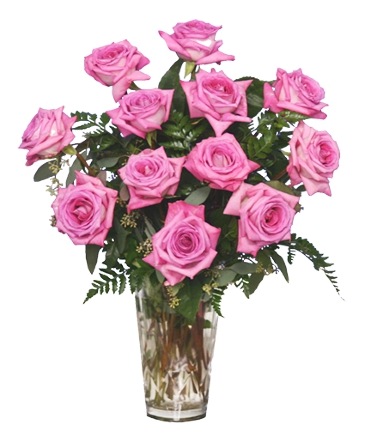 Sweet Athena's Roses Pink Roses Vase in Schertz, TX | KAREN'S HOUSE OF FLOWERS & CUSTOM CREATIONS
