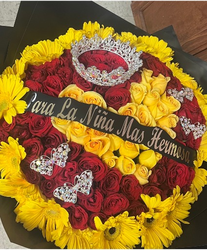 R9: Bouquet of 100 roses 100 ROSES & GERBERS