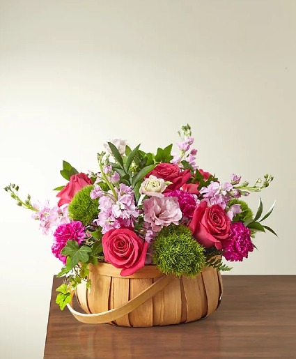 Radiance in Bloom Basket   cheerful 