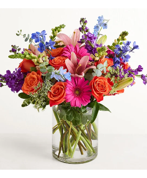 Radiant Garden Bouquet Vase arrangement