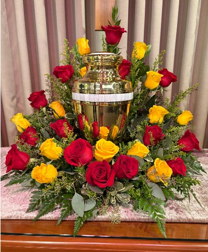 Radiant Grace Urn Wreath 