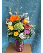 RADIANT JOY FLOWER ARRANGEMENT