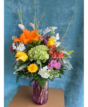 RADIANT JOY FLOWER ARRANGEMENT